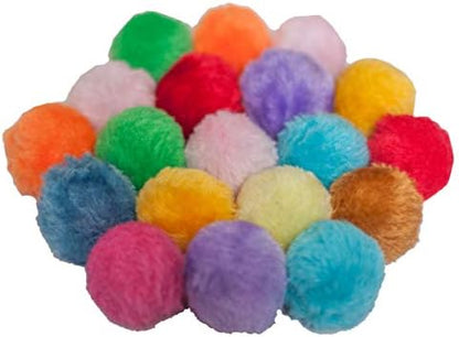 Fashion's Talk Cat Toys Furry Rattle Ball for Kitty 6 Pack - Image 3