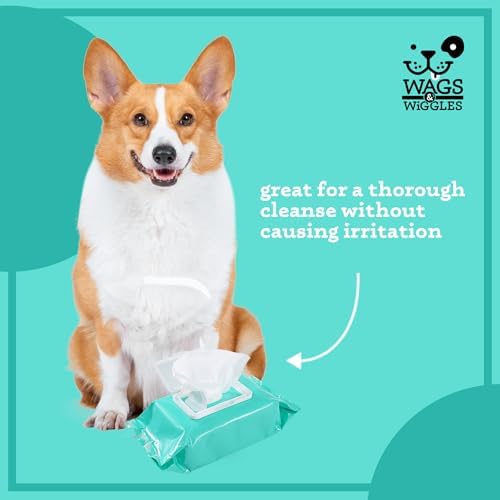 Wags & Wiggles Hypoallergenic Dog Wipes, Fragrance-Free, 100 Count - Image 3