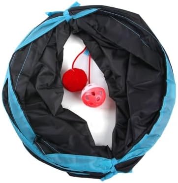 Cat Tunnels Indoors Cat Play Tunnel for Indoor Outdoor, Cat Tunnel Large Cat Toy Kitten Kitty Rabbt (2 Way) - Image 5