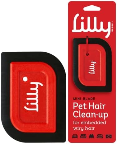 Lilly Brush Mini Pet Hair Detailer | Reusable Fur Remover for Car Interior, Carpet, Couch & Furniture by LillyBrush