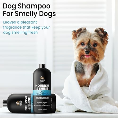 Dog Shampoo and Conditioner Set with Biotin, Rosemary & Lavender (16 fl oz) - Image 6