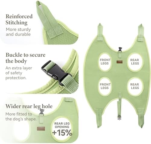 Dog Grooming Hammock – for Dogs Cat Grooming Hammock,Dog Sling for Nail Trimming with Dog Nail Clippers for Small Dogs,Dog Hammock for Nail Trim,Dog Hanging Harness for Nail Trimming - Image 6