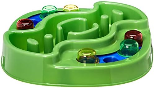Amazon Basics Pet Activity Center and Feeder, Green by AmazonBasics