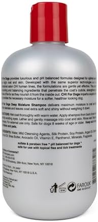 CHI for Dogs Deep Moisture Hydrating Dog Shampoo, 16 Fl Oz Bottle - Image 7