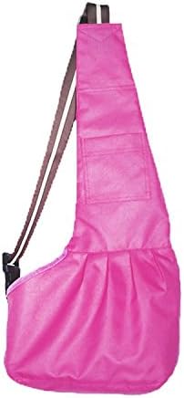 Pet Dog Puppy Cat Carrier Bag Oxford Cloth Sling Dog Doggy Cat Carrier Single Shoulder Bag-Medium,Pink by MOJUN