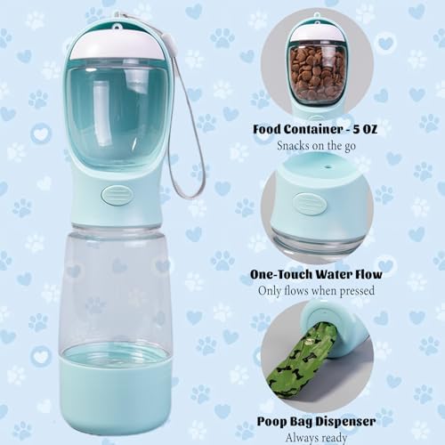 Dog Water Bottle Portable Bowl for Dog,Portable Dog Water Bottle Travel - Image 2