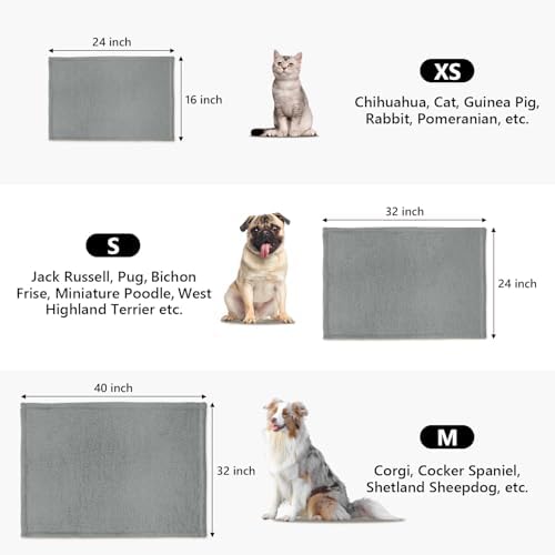 furrybaby Pet Blanket, Soft Warm Sherpa Fleece Bed Blanket for Small Pets - Image 4
