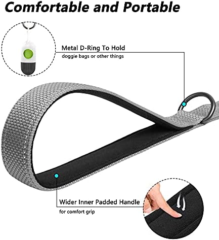 PetiFine 6FT Heavy Duty Dog Leash with Soft Padded Double Handle - Image 2