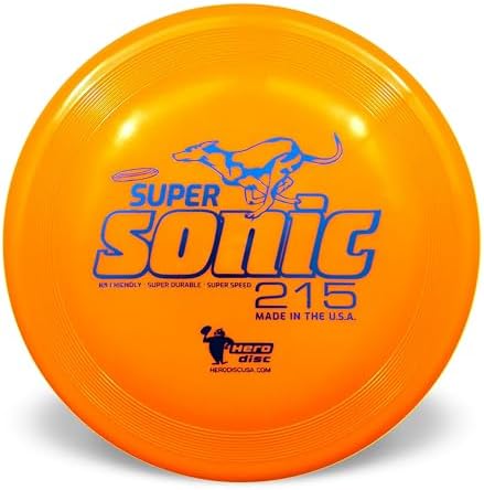 Hero Disc Super Sonic (Taffy) 215mm Dog Disc Orange by Unknown