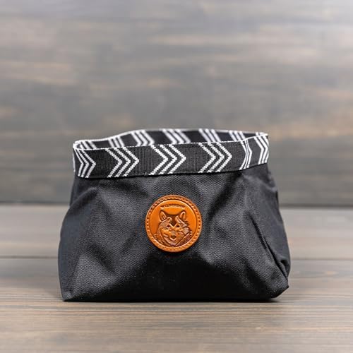 Wilderdog Backpacking Bowl - Holds Food & Water Up to 64oz - Black - Image 2