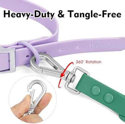 Wisedog Waterproof Dog Leash, Pine Green, 5 ft × 1/2 in - Image 3