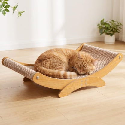 Cat Scratcher Bed for Indoor Cats, 23.6" Large Sisal Cat Scratching Board by AROPEMEPETS