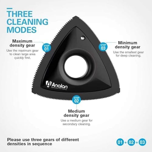 Mini Pet Hair Remover for Car Detailing(Suit with 2 Blades, Lemon Blue) - Image 2