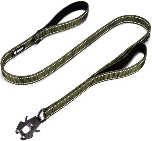 GEIT 2 Padded Handles Heavy Duty Dog Leash for Small Medium and Large Dogs by GEIT