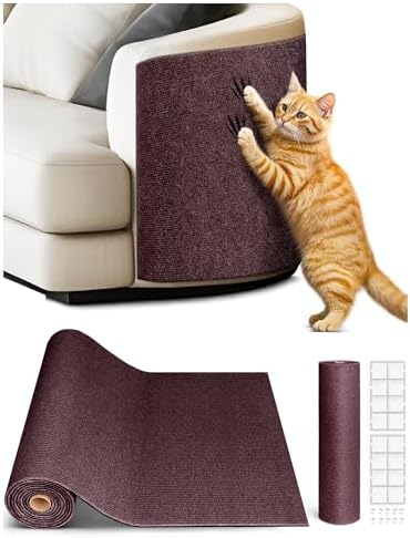 2PCS 39.4"x15.8" Cat Scratch Furniture Protector - Brown by Minyii