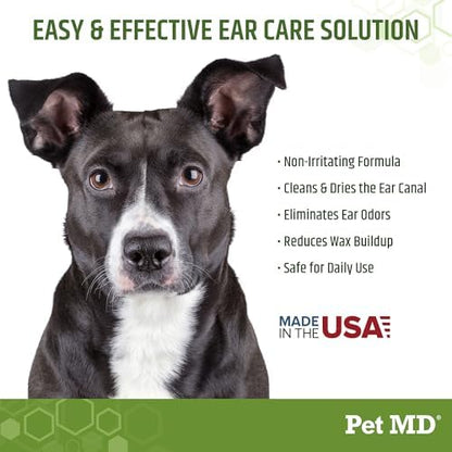 Pet MD Dog Ear Cleaning Wipes – Otic Cleanser for Dogs - 100 ct - Image 4