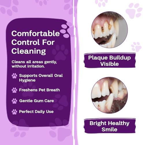Dog & Cat Dental Wipes - Finger Toothbrush for Plaque, Tartar & Breath - Image 3