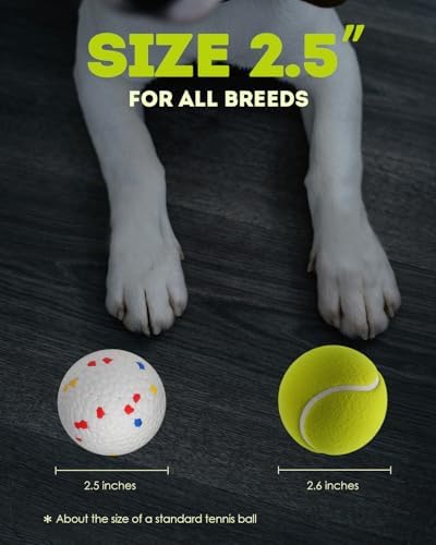 2.5" Dog Balls for Automatic Dog Ball Launcher, Remote Control Ball Thrower for Dogs (6-Pack) - Image 5