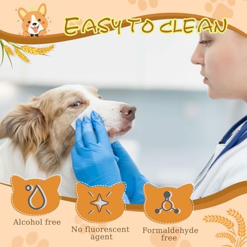 Treela 10 Pack Dog Pet Wipes, 80 Count Paws Body, Soothing Oatmeal Flavor - Image 3