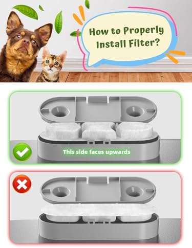 Dog Water Fountain Stainless Steel, 12L/16L Large Pet Water Fountain for Dogs, Dog Water Bowl Dispenser with Water Level Window & LED Light, Super Quiet for S-L Dogs and Multi-Pet (Filters) - Image 3