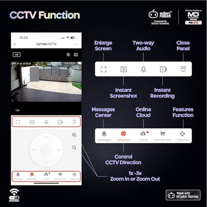 eGate WatchDog 360 4MP Indoor Smart Camera CCTV - Image 7