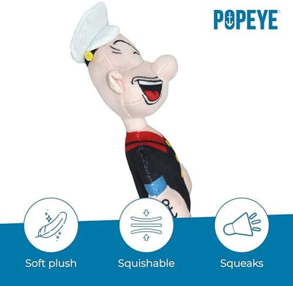 Multipet Popeye Dog Plush Toy - Toys for Dogs All Age - Extra Soft Plush - Stuffed Dog Toy for Cuddling & Playing - Cute & Tough (11") - Image 3