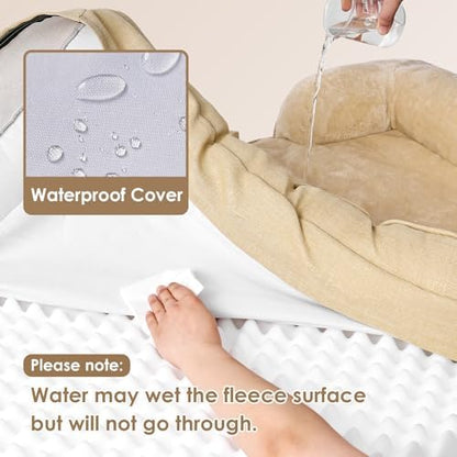 EHEYCIGA Orthopedic Small Dog Bed, Waterproof Memory Foam Washable Pet Beds - Image 3