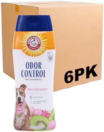 Arm & Hammer Deodorizing Dog Shampoo, Kiwi Blossom, 20 Fl Oz, 6-Pack by ArmHammer