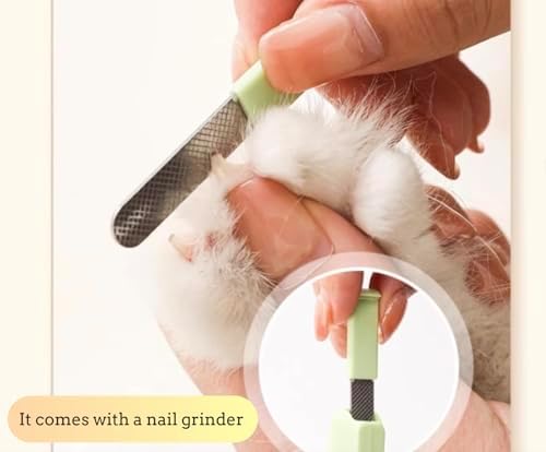 3 in 1 Dog & Cat Pets Nail Clippers and Trimmers-with Safety Guard to Avoid Overcutting. LED Dog Nail Clipper with Light, Illuminates Nails or Bloodline for Safe and Easy Trimmers,for Cats & Dogs - Image 4