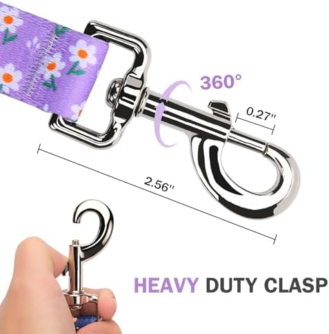 Hikiko 5FT Dog Leash Padded Double Handle with Designed Pattern - Image 3