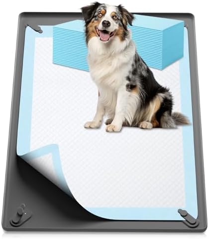 41PCS Puppy Pee Pad Holder Set for Dog, Silicone Dog Puppy Pad Holder by Pawinner