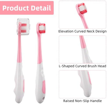 2 Pcs Small Dog Toothbrush, Cat Tooth Brush & Puppy Toothbrush - Image 3