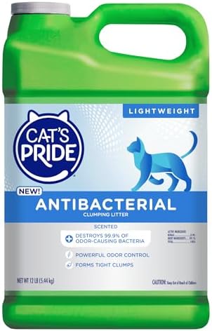 Cat's Pride Antibacterial Litter, Odor-Eliminating Scented 12lb by CatsPride