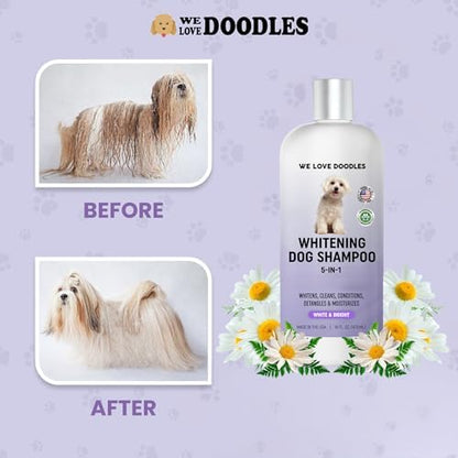 Dog Whitening Shampoo & Conditioner, Removes Stains On White Coat, USA Made - Image 2