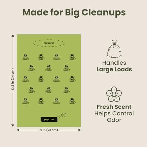 Pogi’s Dog Poop Bags – Leak-Proof & Extra Thick Pet Waste Bags with 2 Holders (Fresh Scent, 50 Rolls, 750-Count) - Image 4