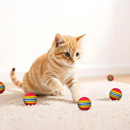 Cat Toys for Indoor Cats, 20 Packs Cat Toys Balls - Image 4