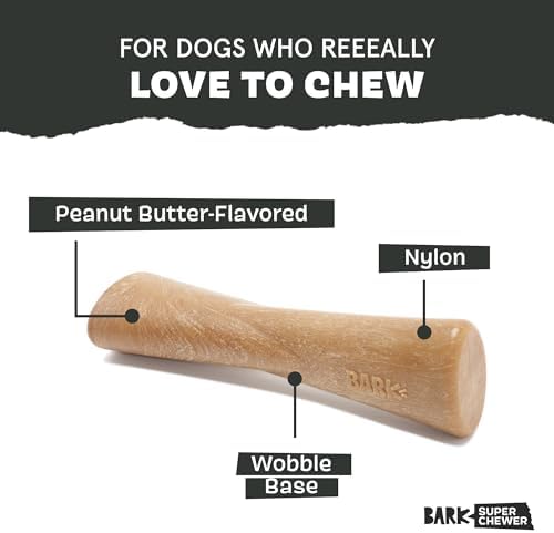 BarkBox Peanut Butter Bone Super Chewer - Toy for Large Dogs - Image 2