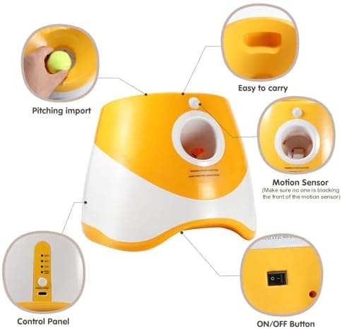 Pet Dog Ball Launcher Automatic Ball Throwing Machine Tennis Ball Launcher Dog Interactive Toy Outdoor