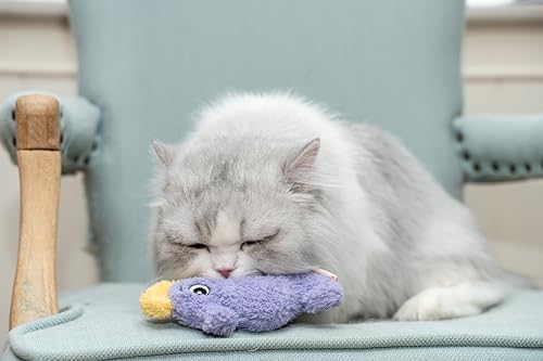 Interactive Catnip Cat Plush Toy, Ocean Theme, 5'', for All Breed Size Cats (Seahorse) - Image 4