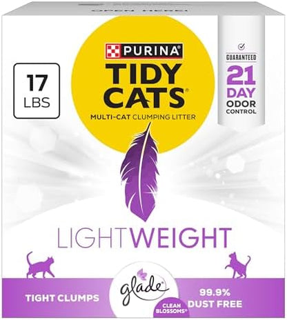 Purina Tidy Cats LightWeight Glade Clean Blossoms Litter, 17 lb by PurinaTidyCatsLitter