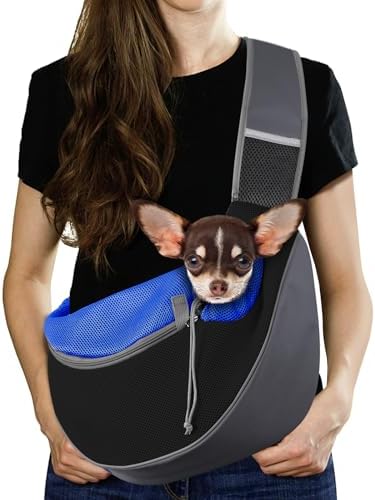 Pawaboo Pet Sling Carrier for Small Dogs Cats by Pawaboo