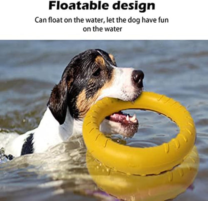 XL Large Indestructible Dog Toys, Dog Chew Toys for Aggressive Chewers,Flying Discs for Medium/Large Breeds. Floating Dog Ring Toys for Throwing, Catching, Grabbing. (12 Inch) - Image 5