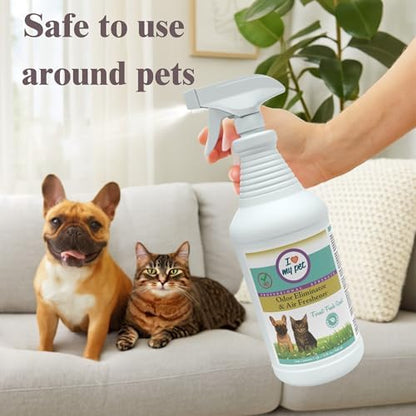 I Love My Pet Odor Eliminator Spray, Large 32 oz, Forest Fresh Scent - Image 7
