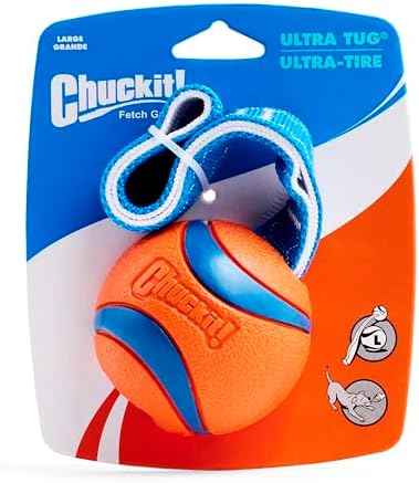 Chuckit! Ultra Tug Dog Toy, Durable Nylon Cord Handle, Large 3-in - Image 5