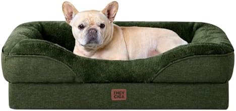 EHEYCIGA Orthopedic Dog Bed for Medium Dog, Memory Foam Dog Couch by EHEYCIGA