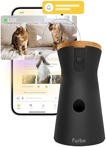 Furbo 360° Cat Camera [Paid Plan Required to Activate] by FurboPetCamera