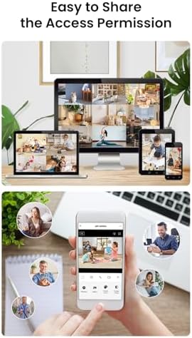360° Indoor Security Camera, Home/Baby/Elderly/Dog/Cat/ Monitoring Cameras - Image 6
