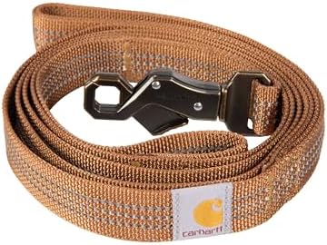 Carhartt Nylon Dual Handle Dog Leash Carhartt Brown L by Carhartt