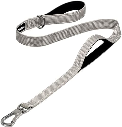PetiFine 4FT Heavy Duty Dog Leash with Soft Padded Double Handle by PetiFine