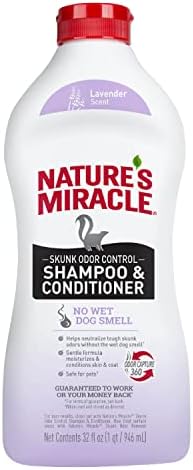 Nature's Miracle Skunk Odor Control Shampoo & Conditioner, 32 oz by NaturesMiracle